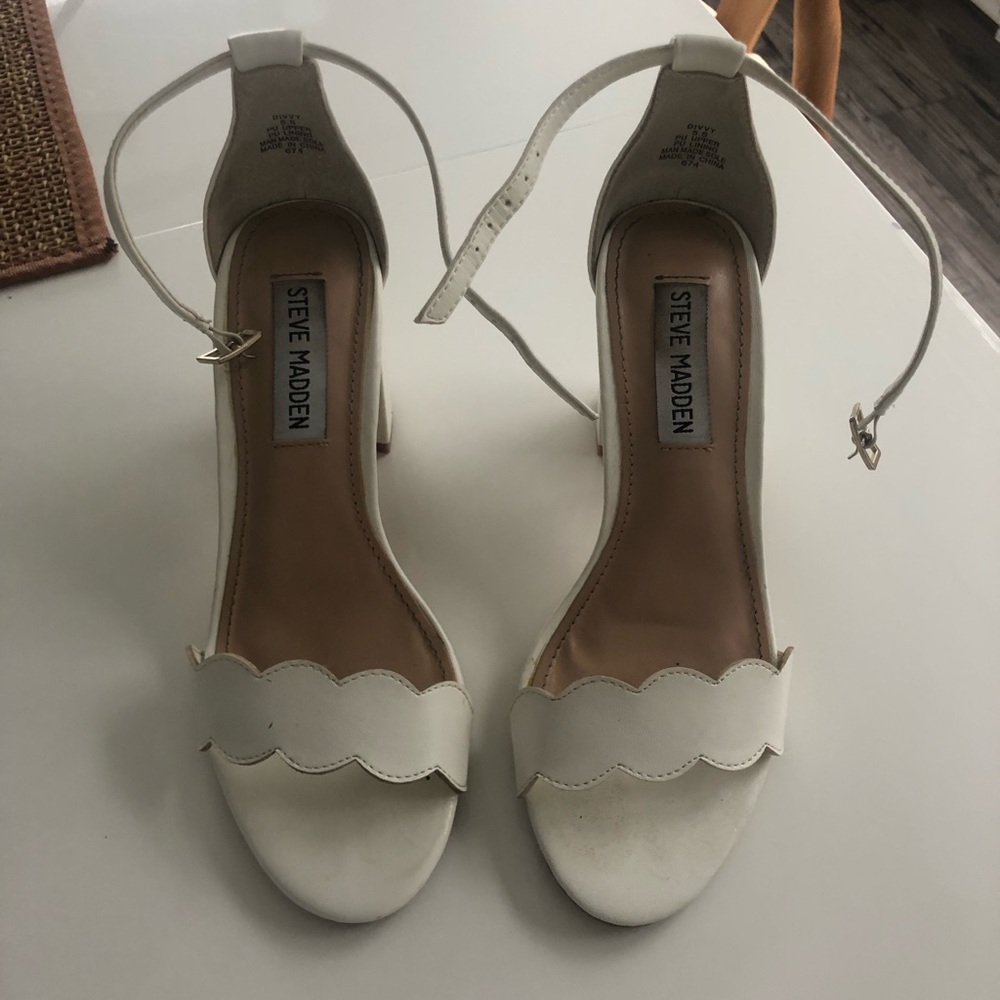 Steve Madden heels white